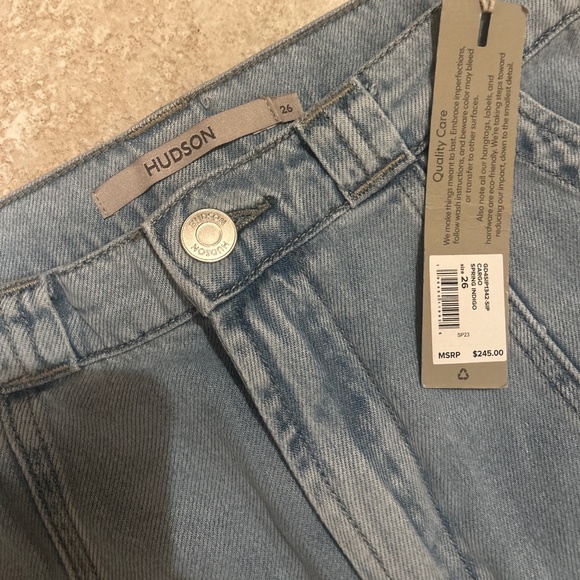 Hudson high rise wide leg cargo jeans - Picture 4 of 4
